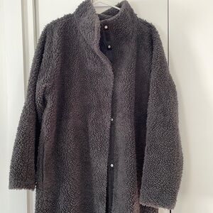 Lululemon shearling long coat
